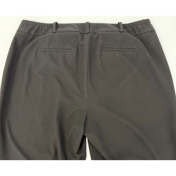 Talbots Heritage Pants Black Stretch Wide Leg Women's Size 14w (Fit 36x31) - Picture 4 of 12